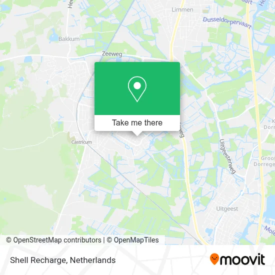 Shell Recharge map