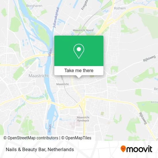 Nails & Beauty Bar map