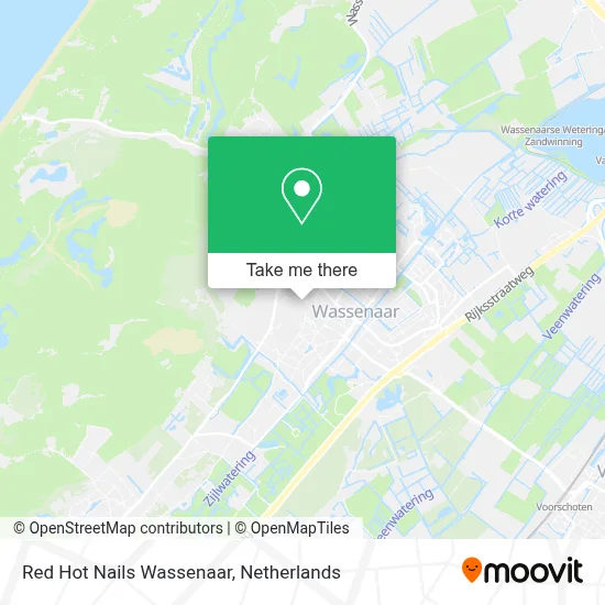 Red Hot Nails Wassenaar map