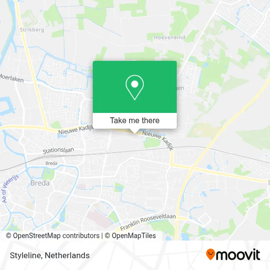 Styleline map