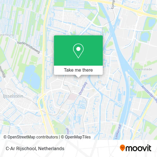 C-Ar Rijschool Karte