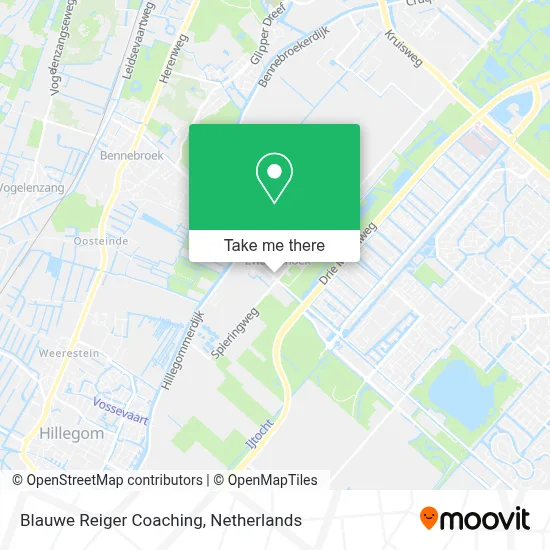 Blauwe Reiger Coaching map