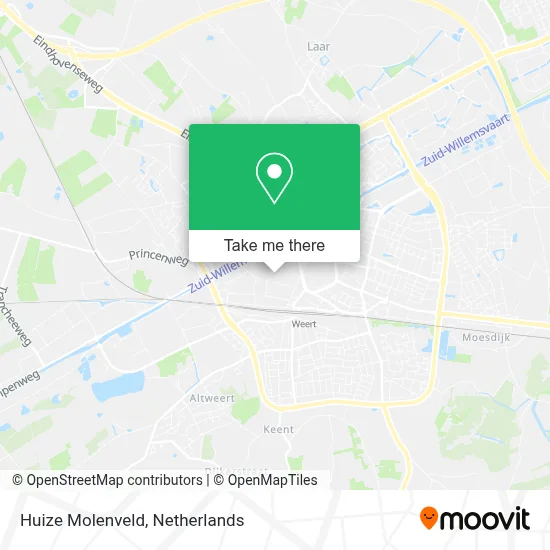 Huize Molenveld map