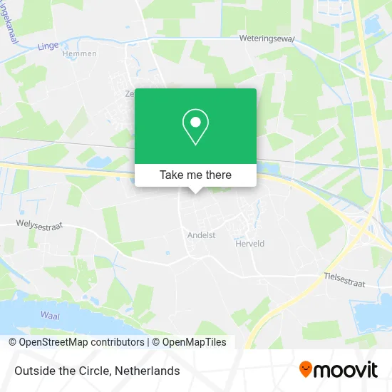 Outside the Circle map