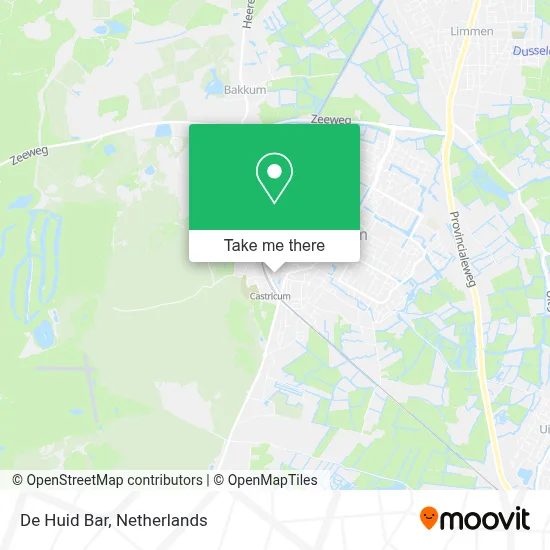 De Huid Bar map