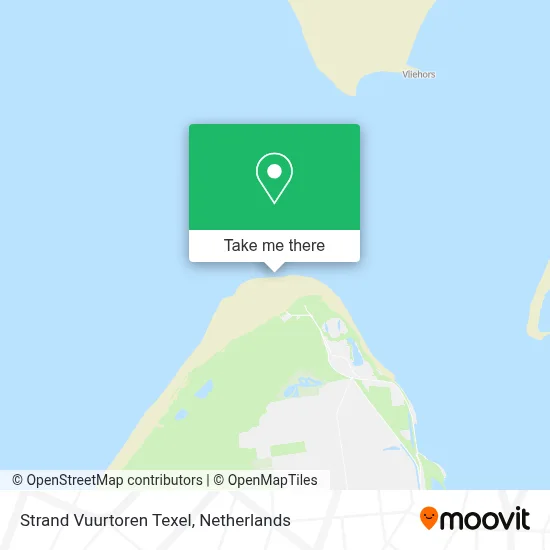 Strand Vuurtoren Texel map