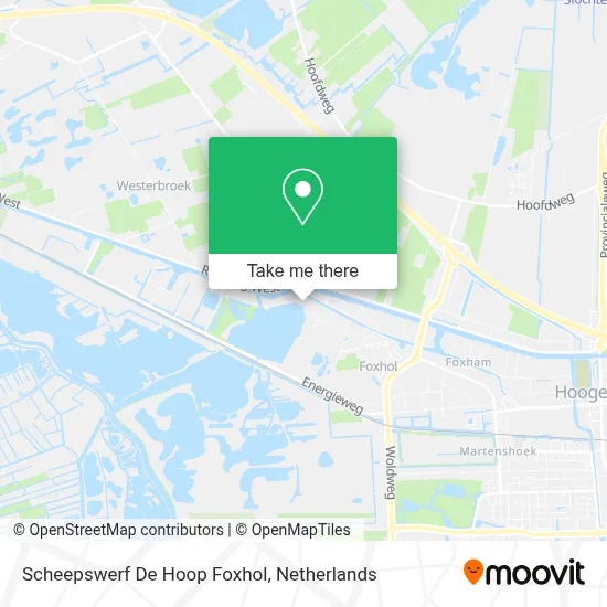 Scheepswerf De Hoop Foxhol map