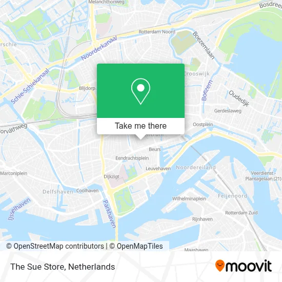 The Sue Store map