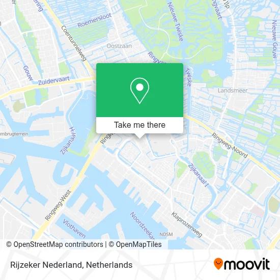 Rijzeker Nederland map