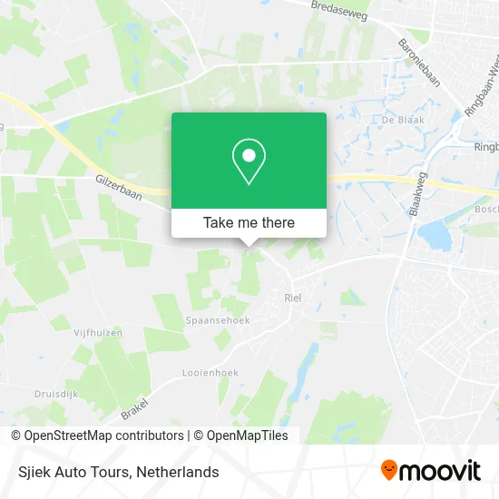 Sjiek Auto Tours map