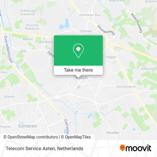 Telecom Service Asten map