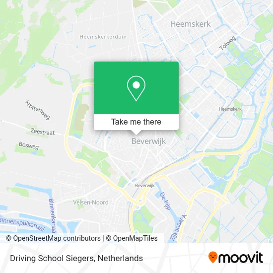 Driving School Siegers map