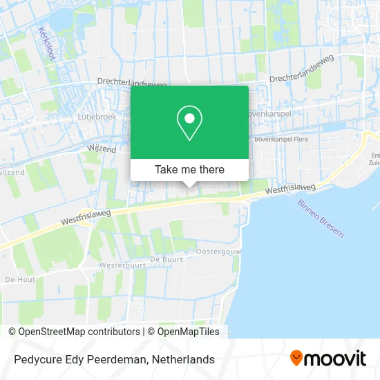 Pedycure Edy Peerdeman map