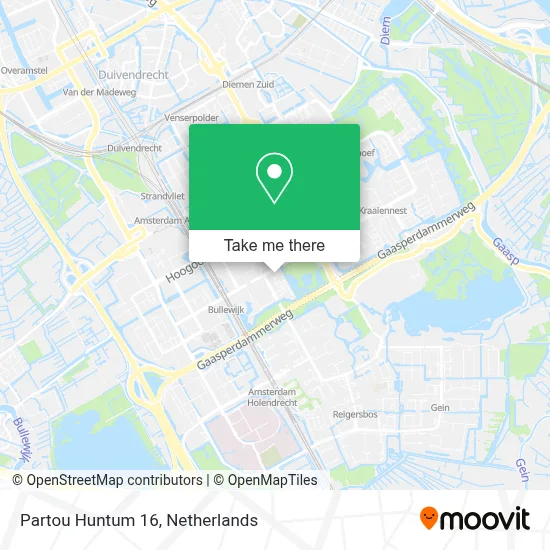 Partou Huntum 16 map