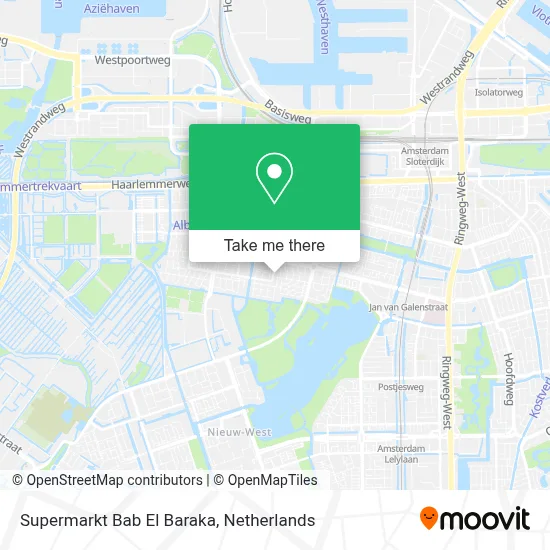 Supermarkt Bab El Baraka map
