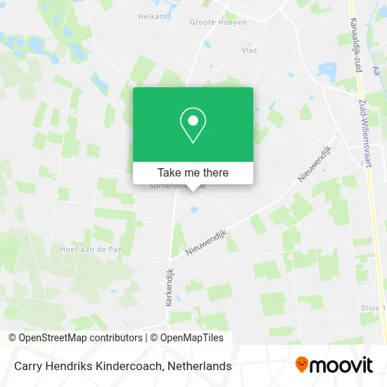 Carry Hendriks Kindercoach map