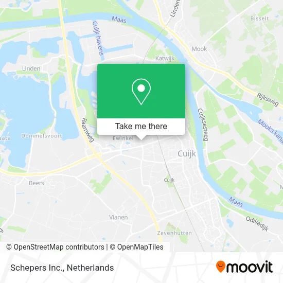 Schepers Inc. map