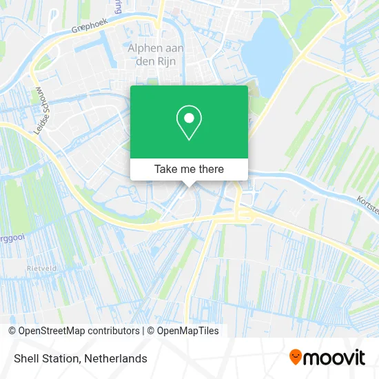Shell Station map