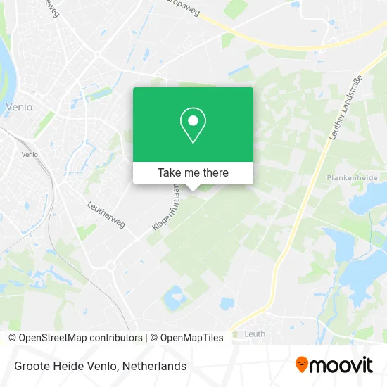 Groote Heide Venlo map