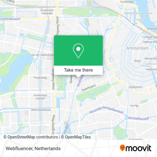 Webfluencer map