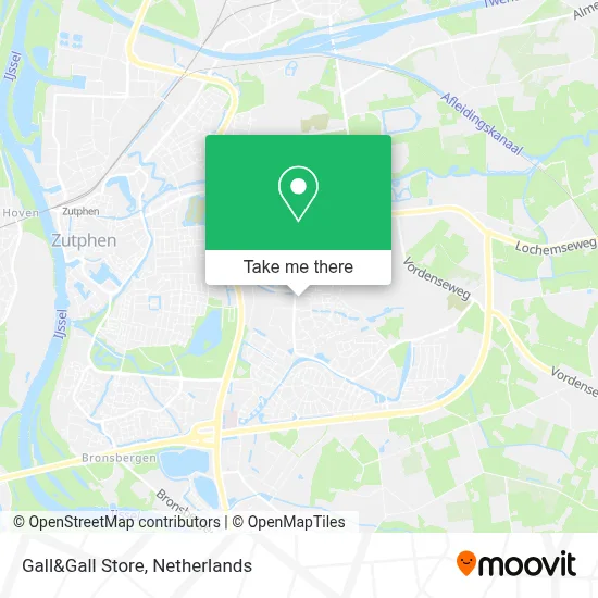 Gall&Gall Store map