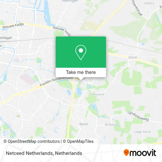 Netceed Netherlands Karte