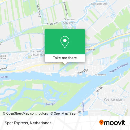 Spar Express map