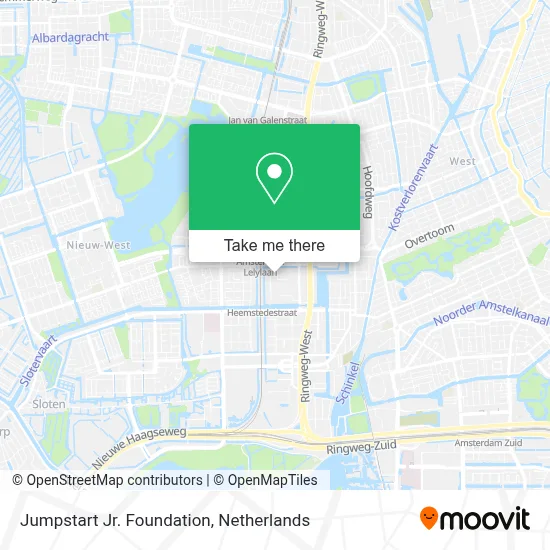 Jumpstart Jr. Foundation map