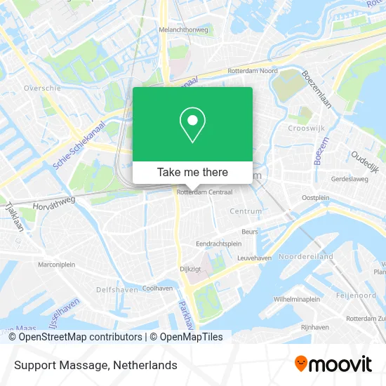 Support Massage map