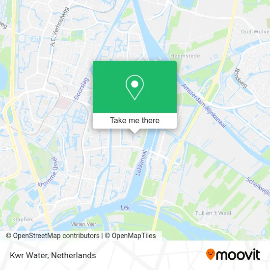 Kwr Water map