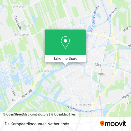 De Kampeerdiscounter map
