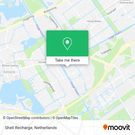 Shell Recharge map