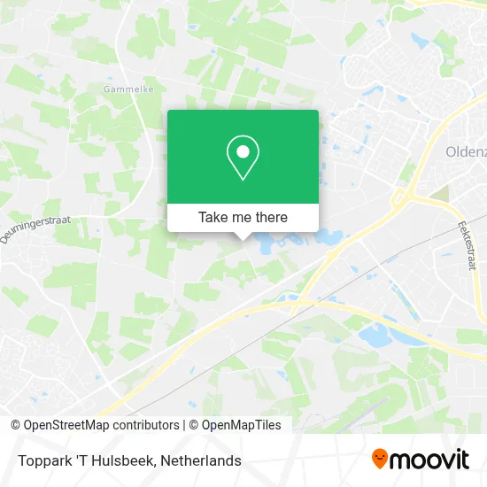 Toppark 'T Hulsbeek map