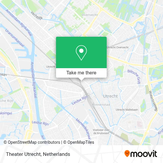 Theater Utrecht map