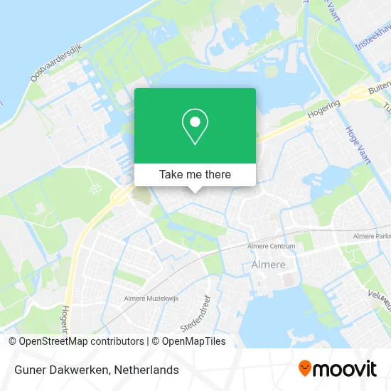 Guner Dakwerken map