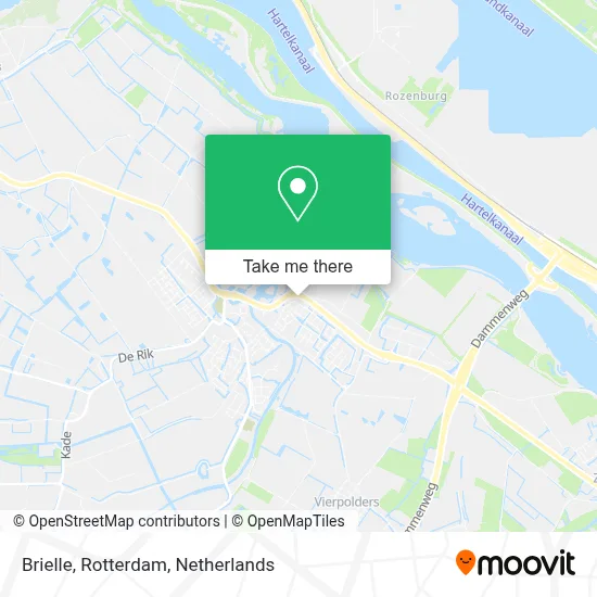 Brielle, Rotterdam Karte