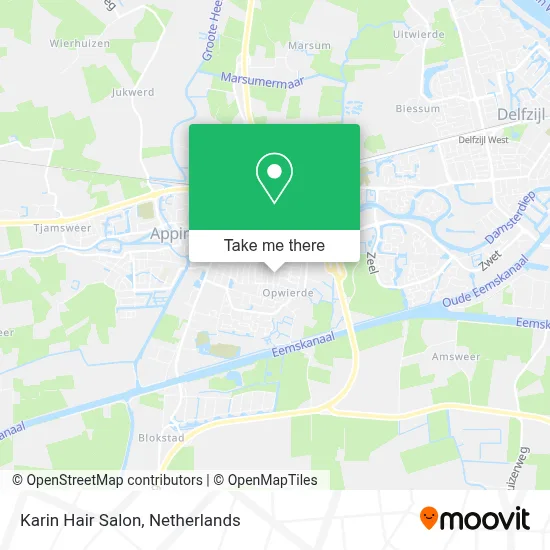 Kapsalon Karin map