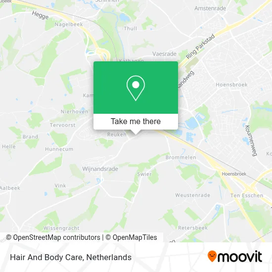 Hair And Body Care map