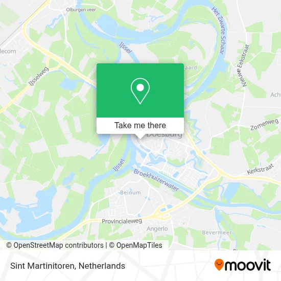 Sint Martinitoren map