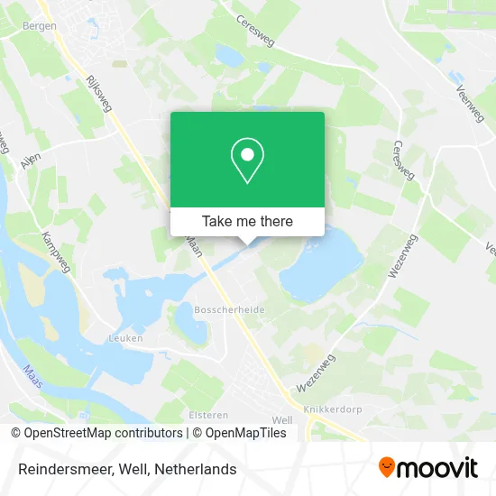 Reindersmeer, Well map