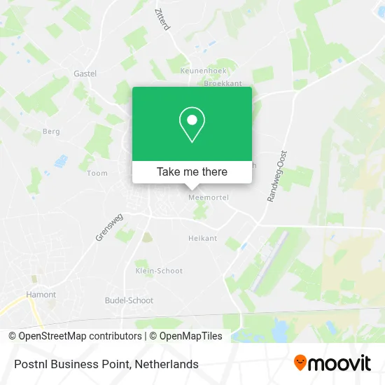 Postnl Business Point map