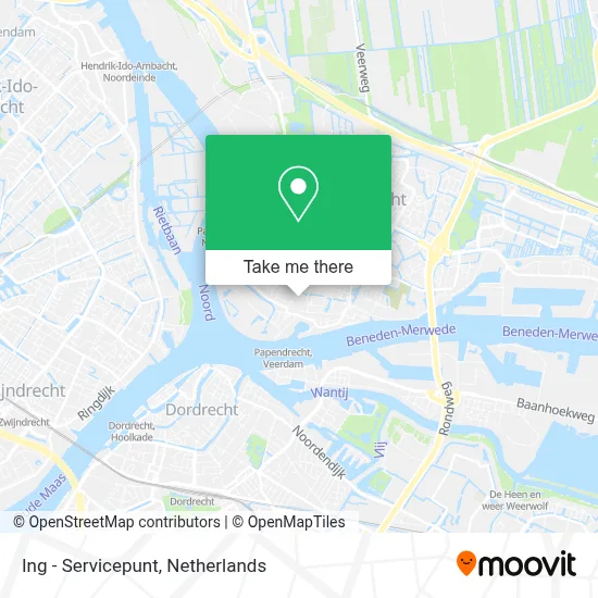 Ing - Servicepunt map