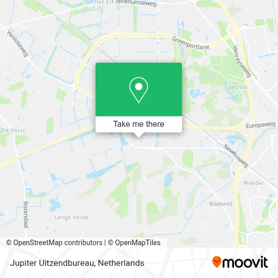 Jupiter Uitzendbureau map