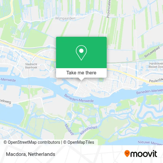 Macdora map
