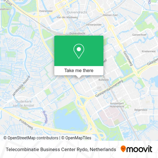 Telecombinatie Business Center Rydo map