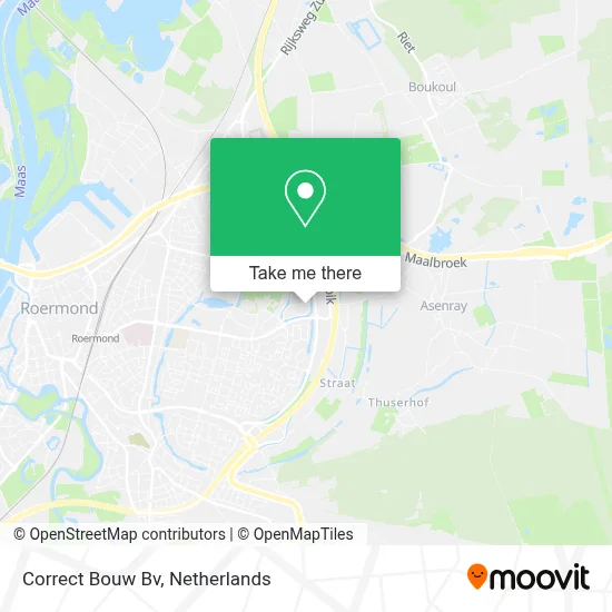 Correct Bouw Bv map