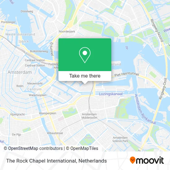 The Rock Chapel International Karte