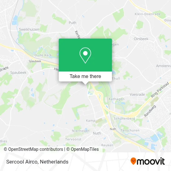 Sercool Airco map