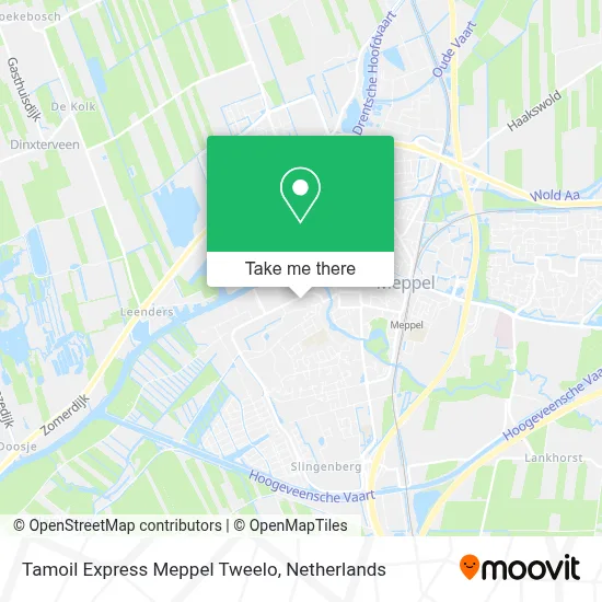Tamoil Express Meppel Tweelo map