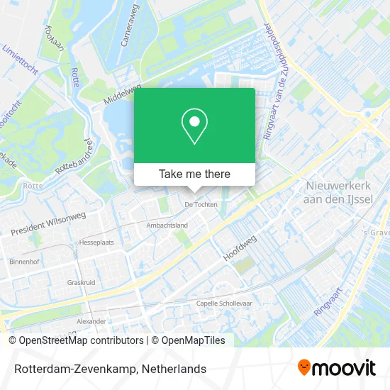 Rotterdam-Zevenkamp map
